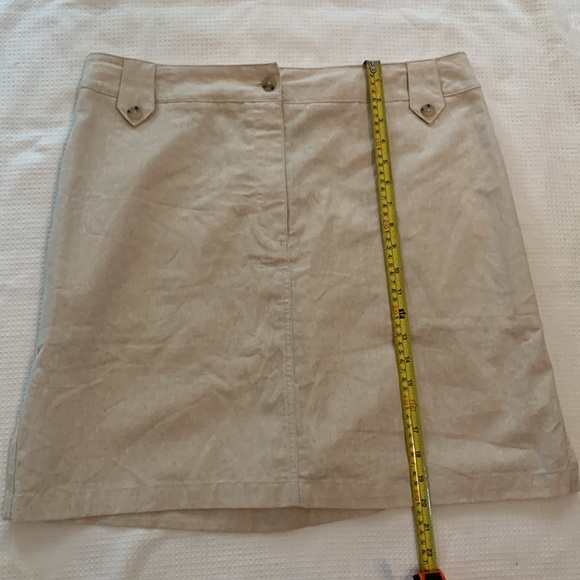 Universal Thread linen blend skirt with pockets and adjustable waist size X - Picture 7 of 7